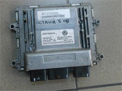 Resim 06A906070A 5WY53270D SKODA OCTAVİA MOTOR BEYNİ